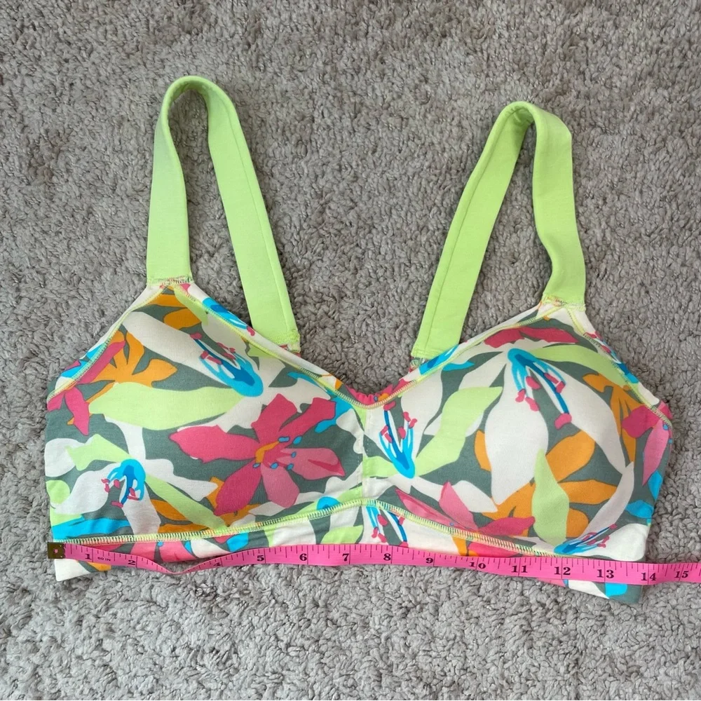 Kindly Yours Women's Comfort Modal Lounge Pullover Bra Tropical Floral Size XL - Picture 13 of 16